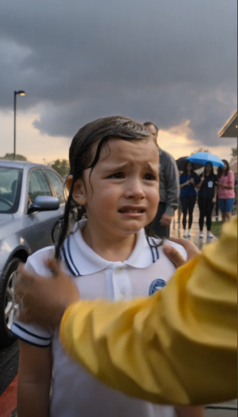 “He’s NOT My Daddy!” Little Girl’s Emotional Breakdown Outside School Exposes Family Secret in Front of Everyone
