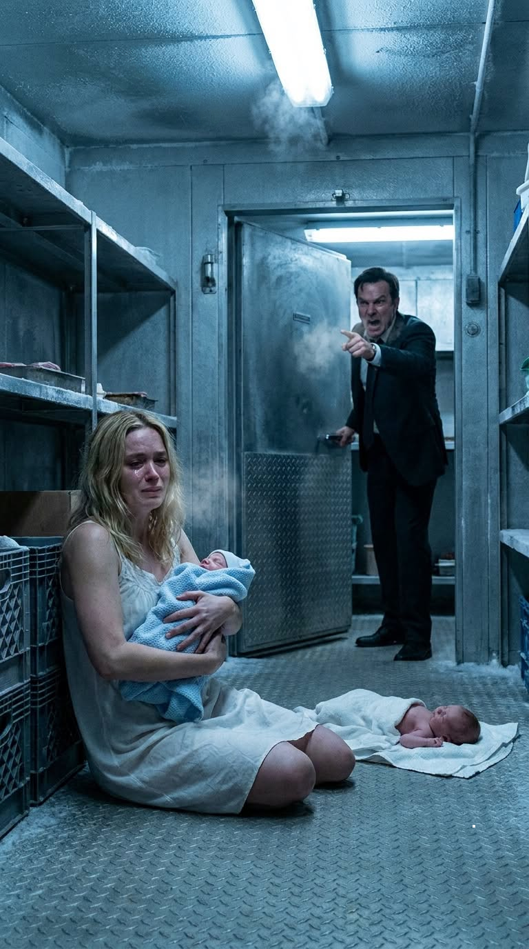 My spouse confined me in a -50°F freezer while I was eight months along, and he mocked, “The insurance covers triple.” As I felt my first contraction in the freezing darkness, it dawned on me that my marriage was a deception. However, the coward was unaware of the billionaire adversary waiting just beyond…