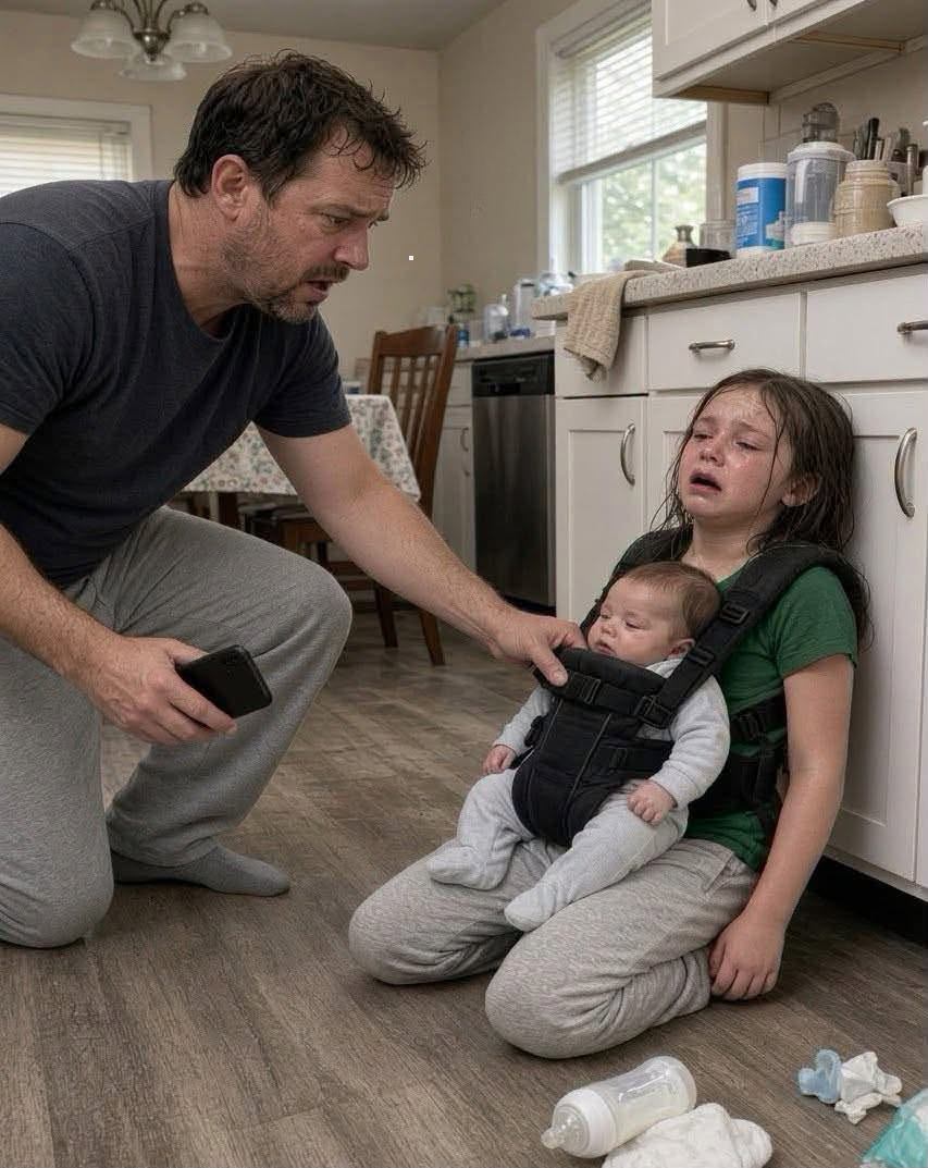 The Concealed Phone That Revealed Why My 9-Year-Old Was Left Alone With an Infant